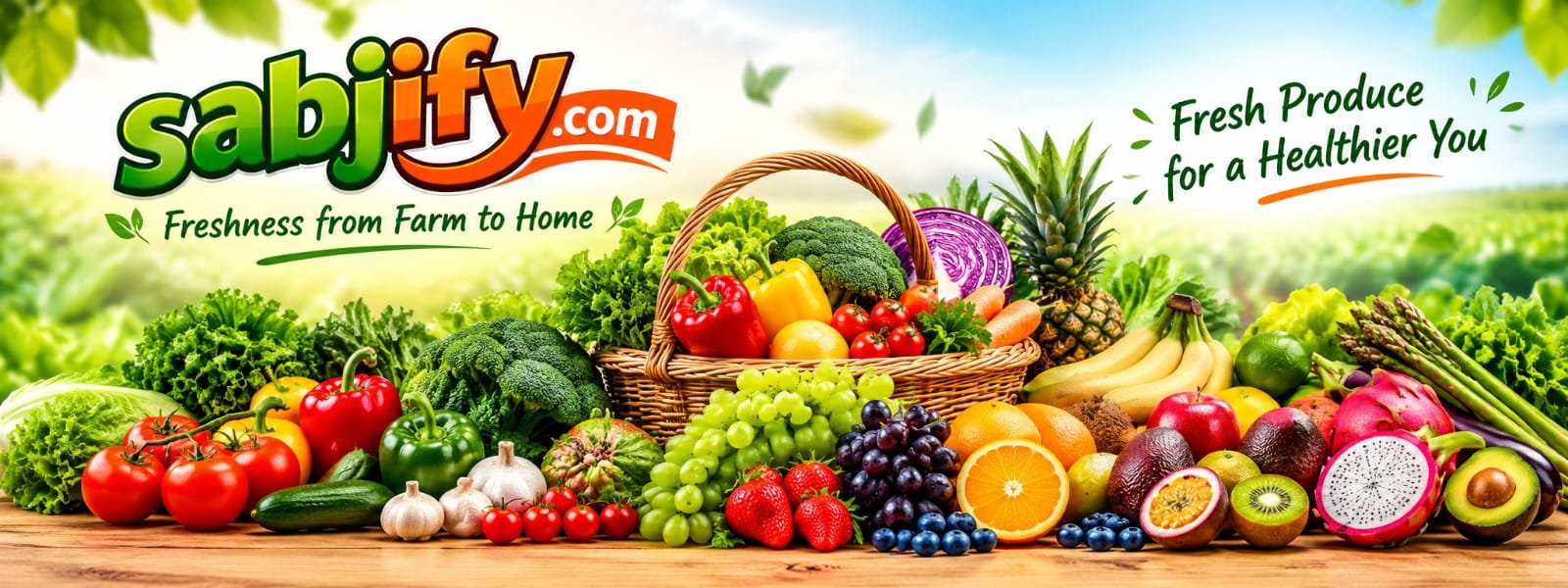 Sabjify fresh produce banner